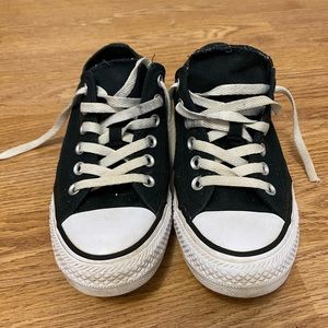 Black Converse Sneakers Size 8